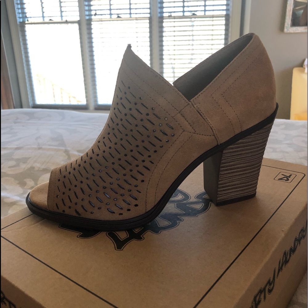 Dirty Laundry Suede Open Toe